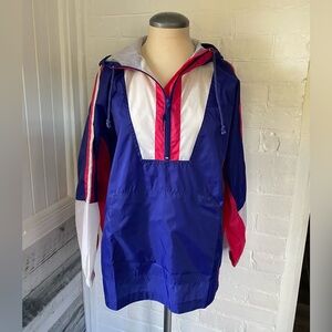 Vintage Ski Jacket Blue Pink Water-Resistant